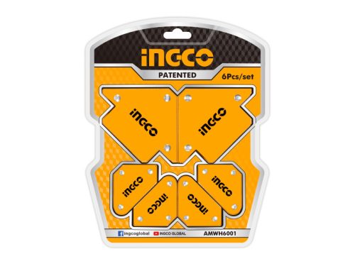 INGCO 6db mágneses hegesztési munkadarabtartó készlet