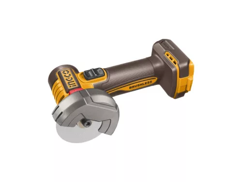 INGCO 20V 76mm akkus mini sarokcsiszoló/ vágószerszám szett szénkefe nélküli (1 x 2,0 Ah akku + töltő)