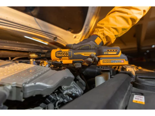 INGCO 20 V akkus ütvecsavarozó 3/8" 65 Nm szénkefe nélküli (akku és töltő nélkül) CDRLI206521