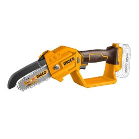   INGCO 20V 127 mm akkus mini láncfűrész szett 2.0 Ah akku+ töltő