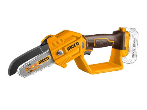 INGCO 20V 127 mm akkus mini láncfűrész szett 2.0 Ah akku+ töltő