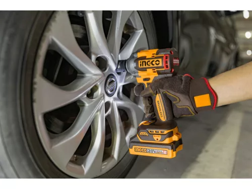INGCO 20 V akkus ütvecsavarozó 1/2" 405 Nm szénkefe nélküli (2x2,0 Ah akku + töltő) CIWLI2045E