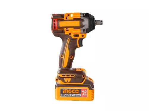 INGCO 20 V akkus ütvecsavarozó 1/2" 550 Nm szénkefe nélküli (akku és töltő nélkül) CIWLI20551