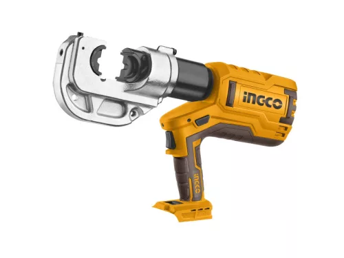 INGCO 18V 120KN akkus hidraulikus kábelkrimpelő szett, koffer, 16-400 mm2 (2 x 5,0 Ah akku + töltő)
