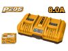 INGCO Dupla akkumulátor töltő 8,0 A 20 V
