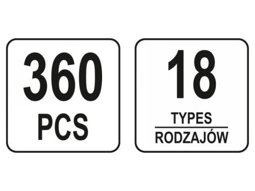 YATO 360 db műanyag patent készlet TOYOTA/ LEXUS