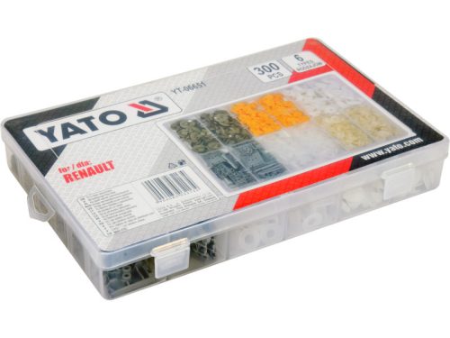 YATO 300 db műanyag patent készlet Renault