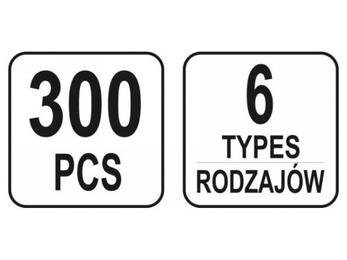 YATO 300 db műanyag patent készlet Renault