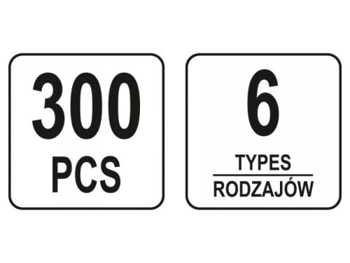YATO 300db műanyag patent készlet Opel