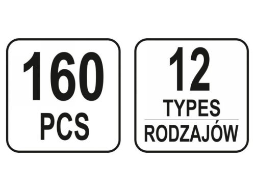 YATO 160 db-os AUDI műanyag patent készlet