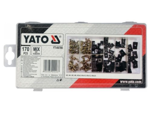 YATO 170db-os karosszérria csavar és alátét készlet