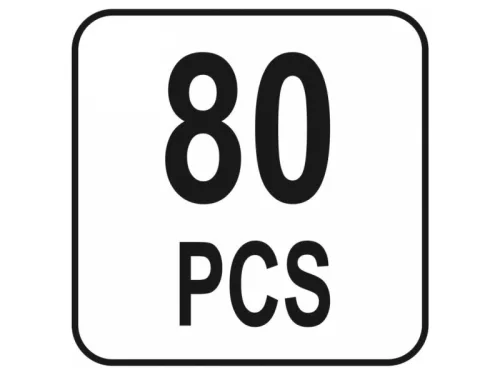 YATO Íves retesz készlet 80 részes