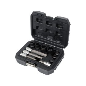   YATO 11 részes 3/8", 1/2" CrV féknyereg szerelő dugókulcs készlet