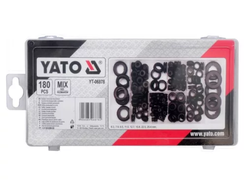 YATO Kábelátvezető gumigyűrű készlet 180 részes YT-06878