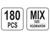 YATO Kábelátvezető gumigyűrű készlet 180 részes YT-06878