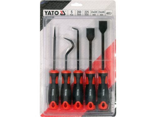 YATO 5 részes kézi véső és kampó készlet precíziós munkákhoz