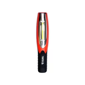   YATO akkus LED szerelőlámpa 3+1W, 180 lm, mágneses, akasztós, IP20, Li-ion