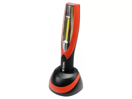YATO akkus LED szerelőlámpa 3+1W, 180 lm, mágneses, akasztós, IP20, Li-ion