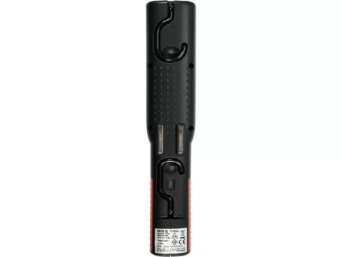 YATO akkus LED szerelőlámpa 3W COB, 250 lm, mágneses, akasztós, IP20, Li-ion