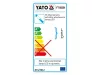 YATO akkus LED szerelőlámpa 3W COB, 250 lm, mágneses, akasztós, IP20, Li-ion
