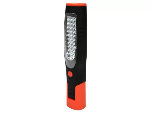 YATO akkus LED szerelőlámpa 30+7 LED 140 lm, IP20, mágneses, akasztós, Li-ion