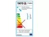 YATO 7W+3W Akkumulátoros LED lámpa – 600 lm + 120 lm, zseblámpa funkcióval, mágneses rögzítés