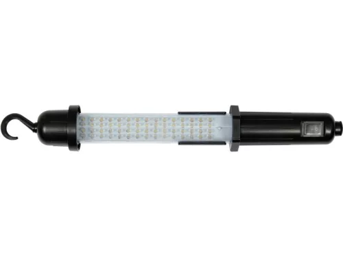 YATO 150 lm Akkumulátoros LED szerelőlámpa – 60+1 LED, 1.8 Ah, zseblámpa funkcióval, mágneses rögzítés