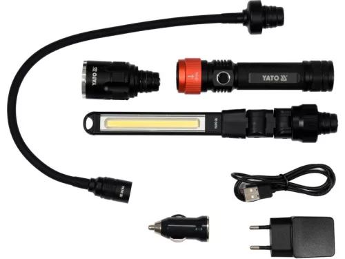 YATO Akkus LED lámpa 3 az 1-ben 380 lm