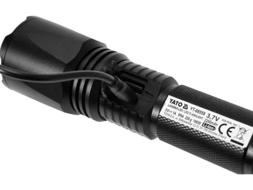 YATO Akkus LED 900 lm zseblámpa