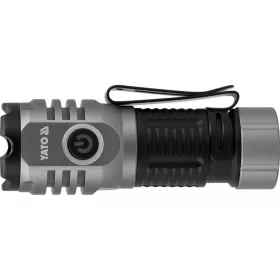   YATO Akkus LED zseblámpa – 1000 lm, USB töltés, IP54, Li-ion akkumulátor