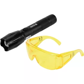 YATO Akkus UV zseblámpa + szemüveg