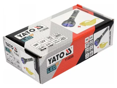 YATO UV akkus zseblámpa + szemüveg