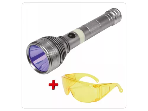 YATO UV akkus zseblámpa + szemüveg