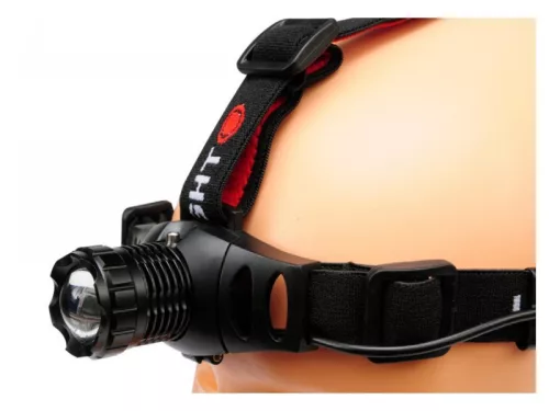 YATO Elemes LED fejlámpa állítható fókusszal