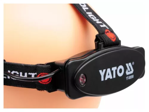 YATO Elemes LED fejlámpa állítható fókusszal