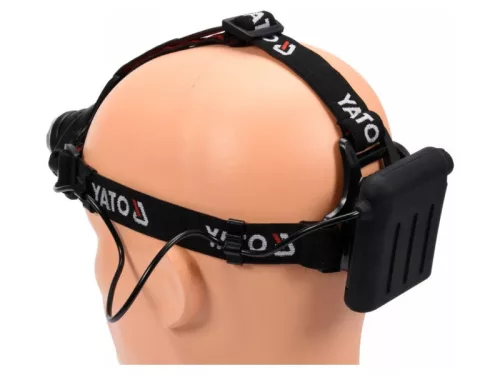 YATO Elemes LED fejlámpa XM-L2 CREE állítható fókusszal