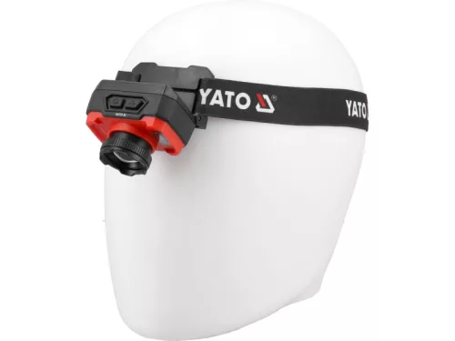 YATO Akkus fejlámpa 600 lm