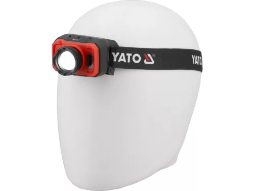 YATO Akkus fejlámpa 600 lm