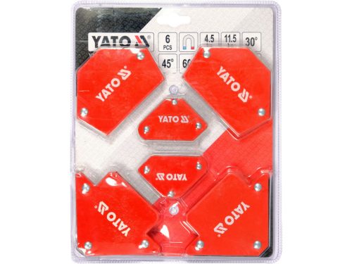 YATO 4,5/11 kg 6db hegesztési munkadarabtartó mágnes készlet
