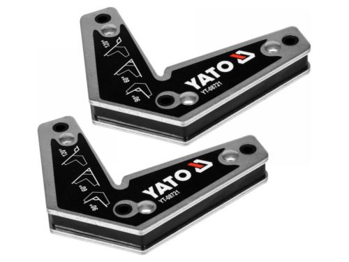 YATO 10kg 2db hegesztési munkadarabtartó mágnes 60-90-120°