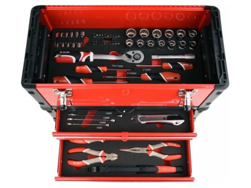 YATO moduláris 78 részes szerszámkocsi szerszámokkal