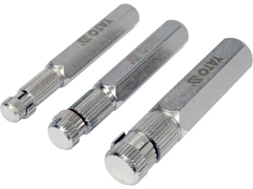 YATO 3részes belső szerelvénycsavarozó készlet, 3/8", 1/2", 3/4"