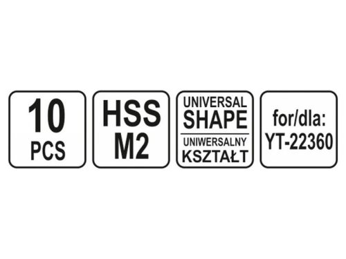 YATO 10 db tartalék penge YT-22360 gyors sorjázóhoz