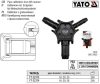 YATO 16-20-26 mm sorjázós csőkalibráló YT-22374
