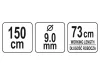 YATO 1,5 m csőtisztító spirál YT-24983