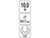 YATO 10 m/9 mm csőtisztító spirál YT-25005