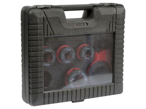 YATO 3/8" -1" 5 részes racsnis csőmenetmetsző készlet kofferben