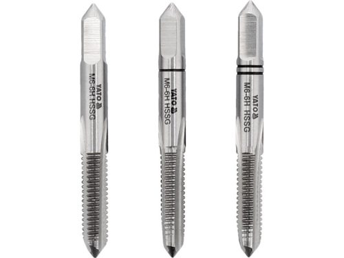 YATO M6 1,0mm HSS kézi menetfúró csap szett