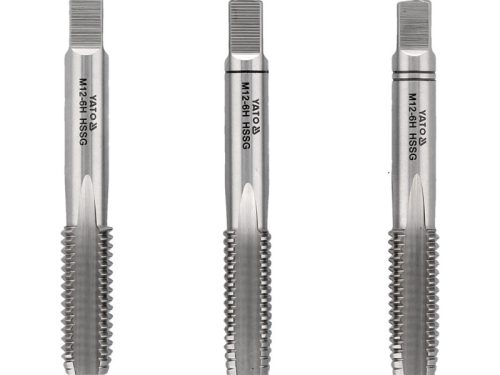 YATO M12 1,75mm HSS kézi menetfúró csap készlet