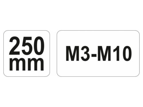 YATO 250mm racsnis menetfúró fordítóvas M3-M10